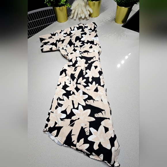 SCHWINN Parfaite robe chemisier, longueur midi à motifs estivaux avec boutons - Picture 7 of 7